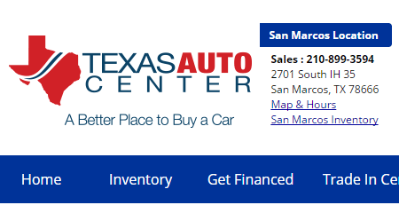 Texas Auto Center >> Used Car Dealership In San Marcos Texas Auto Center Texas Auto Center >> Used Car Dealership In San Marcos Texas Auto Center
